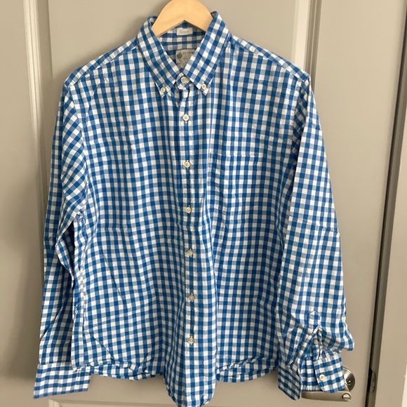 J. Crew Other - J. CREW LONG SLEEVE BUTTON DOWN SHIRT BLUE SIZE L